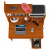 Стол компьютерный С-МД-СК8, цвет вишня, ШхГхВ 102х70х177 см., ниша под монитор 65х70х59 см., у надстройки универсальная сборка