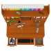 Стол компьютерный С-МД-СК7, цвет вишня, ШхГхВ 120х70х180 см., под сист. 35х50х49 см., под монит. 86х70х60 см., НЕ универсальная сборка